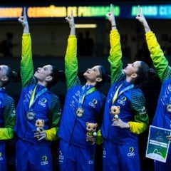 Ginástica rítmica: Brasil faz história com 1ª medalha das Américas em Mundial
