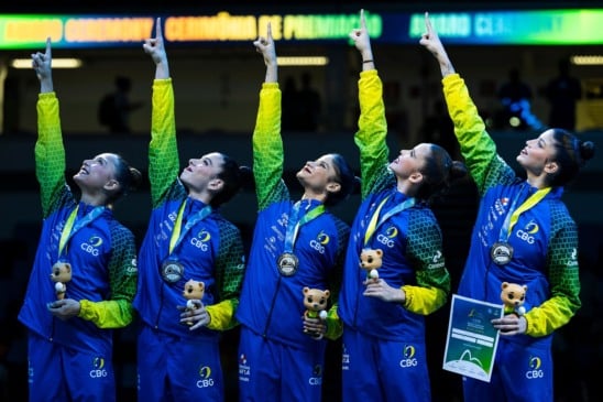 Ginástica rítmica: Brasil faz história com 1ª medalha das Américas em Mundial