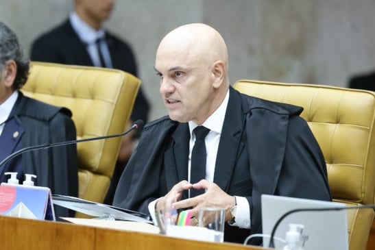 Para Moraes, estão tentando interromper o trabalho do STF em relação ao caso da tentativa de golpe, ressaltando a soberania do país. Foto: Antonio Augusto/STF

