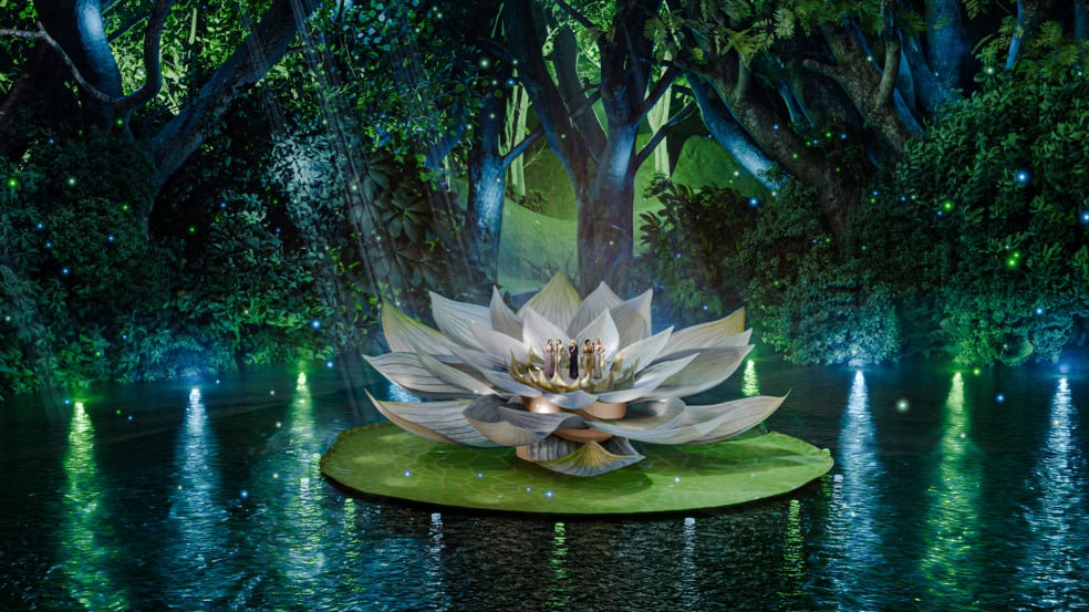 Com 88 toneladas, palco em forma de vitória-régia será cenário de show de Mariah Carey na Amazônia