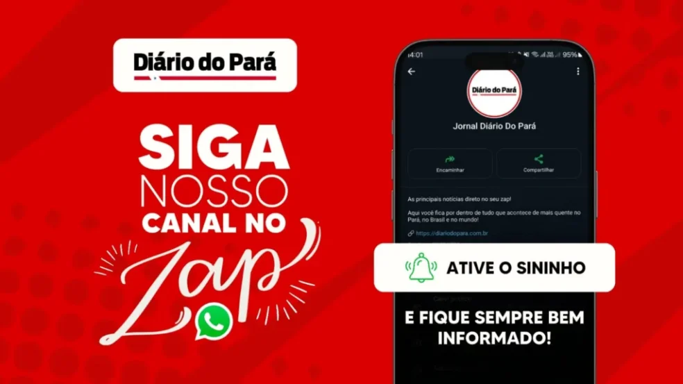 Tá por fora? Atualize-se com o DIÁRIO DO PARÁ no WhatsApp