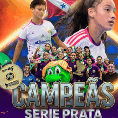 Representando o Pará nos Jogos Escolares Brasileiros (JEBS), em Aracaju-SE, a equipe feminina sub-18 sagrou-se campeã da Taça de Prata