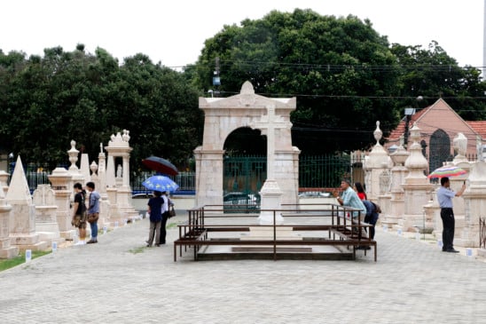 Cemitério Parque Soledade vem passando por um processo de restauro desde 2021
FOTO: Alberto Bitar