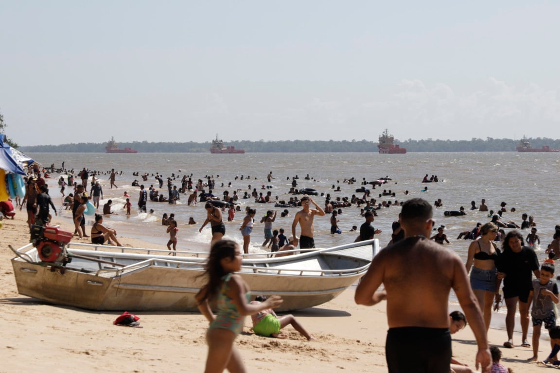 Outeiro teve grande movimentação neste dia dos pais Fotos: Celso Rodrigues