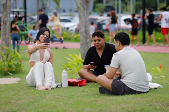 Belem, Pará, Brasil, Cidade. Retranca:  ÚLTIMO DIA FUNCIONAMENTO – PARQUE CIDADE - . Gancho: Parque da Cidade – que é a grande sensação atualmente, no espaço as crianças podem aproveitar o parque aquático (funciona até 18h), pista de skate, brinquedos, etc... Local: Parque da Cidade - Belém. Data: 17/08/2025. Foto: Mauro Ângelo/ Diário do Pará.