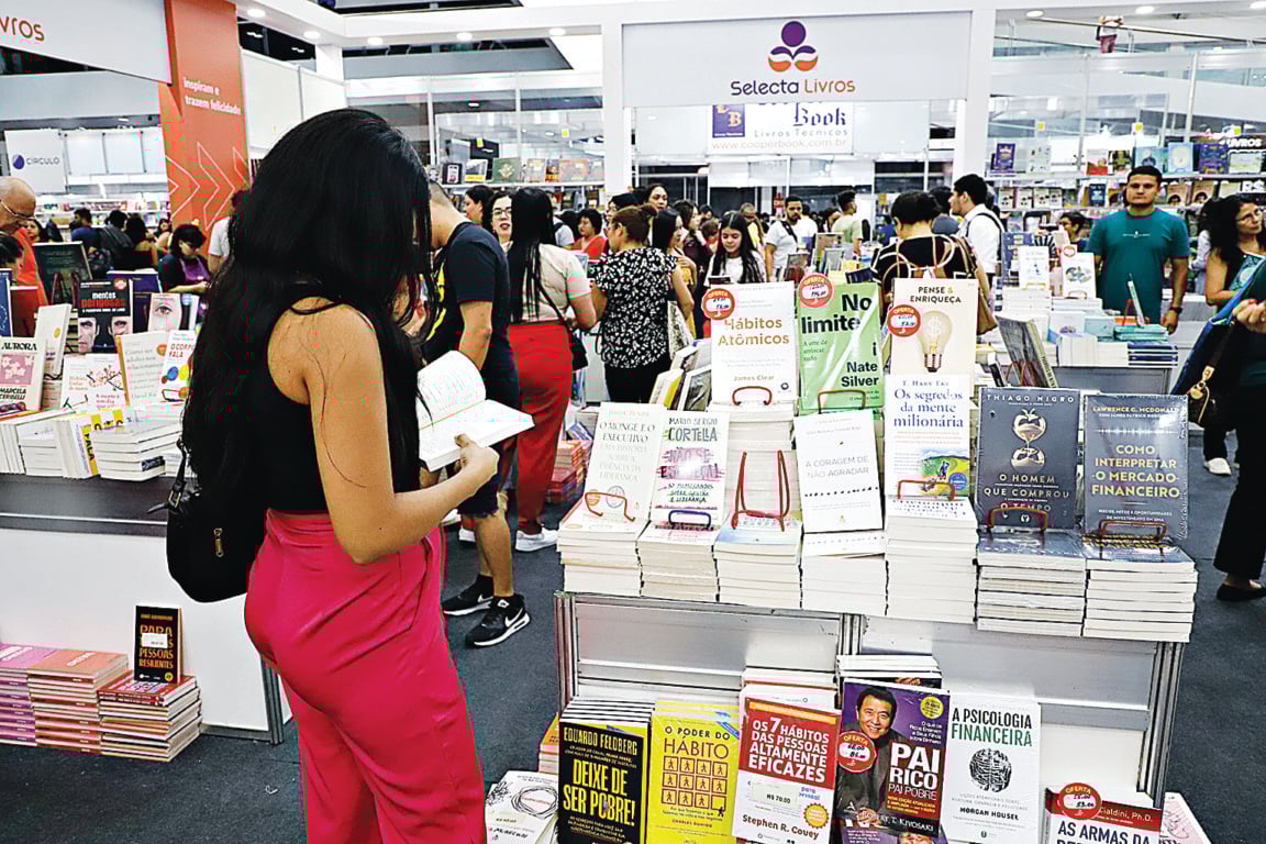 Realizada no Hangar, a Feira Pan-Amazônica do Livro e das Multivozes é bastante aguardada pelo público  FOTO: MAURO ÂNGELO