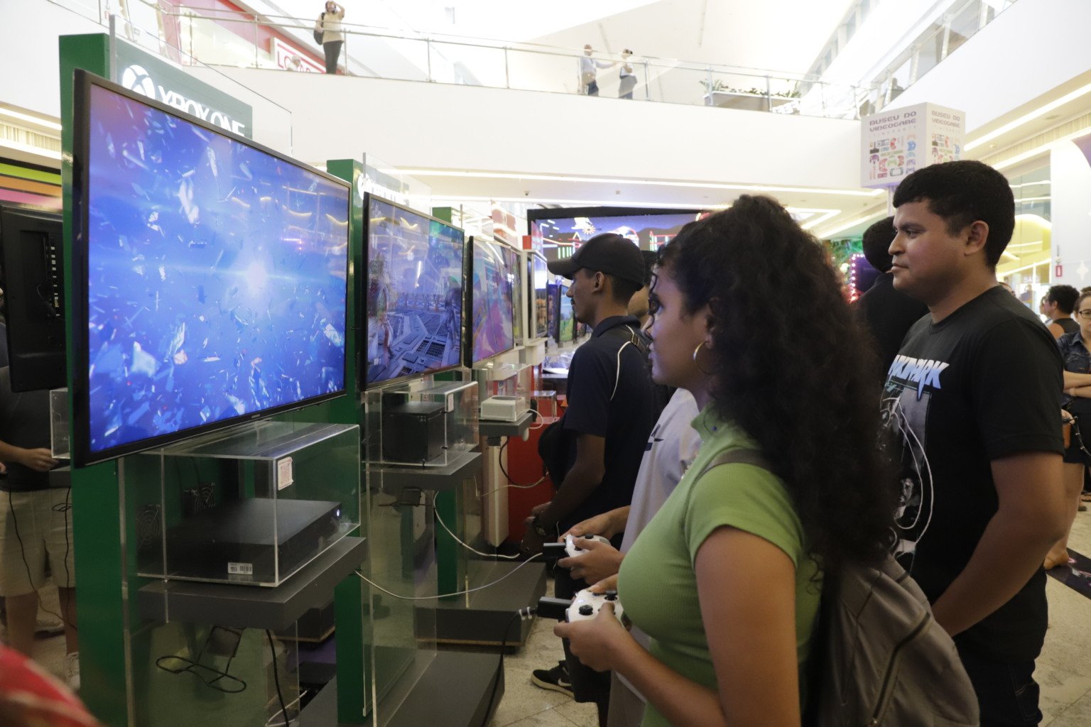 O Museu do Videogame Itinerante está de volta a Belém até o dia 7 de setembro, no shopping Bosque Grão-Pará. Fotos: Mauro Ângelo