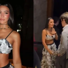 A influenciadora digital Duda Guerra, de 17 anos, foi vista em companhia de Rodrigo Silva, também de 17, filho mais novo do apresentador Fausto Silva, o Faustão