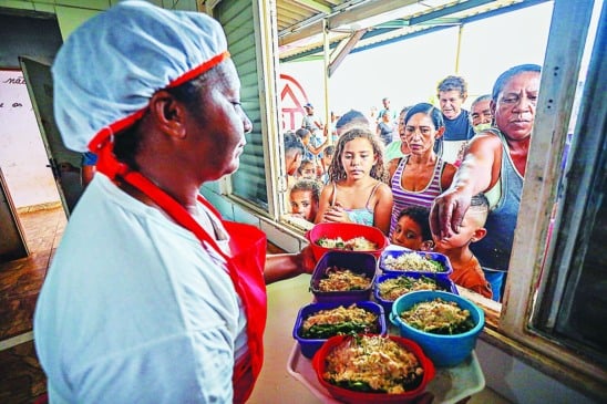O ano de 2022 foi um período considerado crítico para a fome no Brasil. Mas a realidade mudou sobretudo nos dois primeiros anos do atual governo Lula FOTO: Roberta Aline/MDS