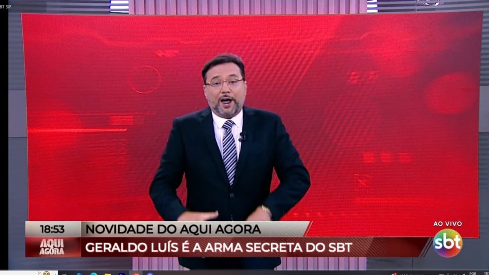 Geraldo Luís. Foto: Reprodução SBT