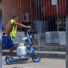 Patinete é pouco: belenense transforma mobilidade em criatividade sobre duas rodas