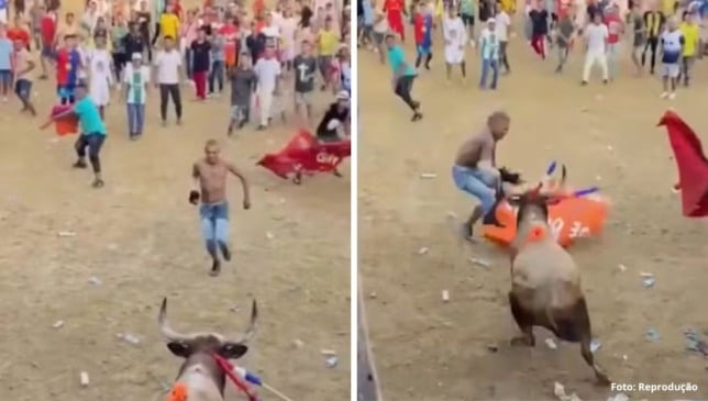 Homem morre após ser chifrado por touro em festival na Colômbia