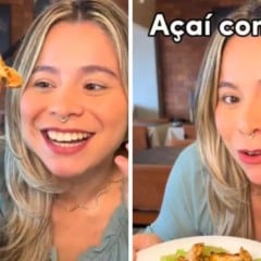 Influenciadora do Pará viraliza ao provar açaí com rã e divide opiniões na web