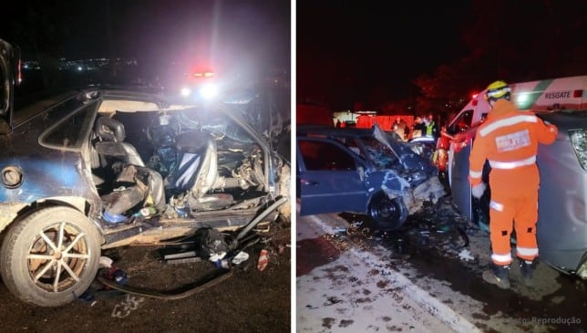 Um grave acidente na noite de domingo (3) na BR-491, em Guaxupé, no Sul de Minas Gerais, deixou oito mortos e dois feridos.