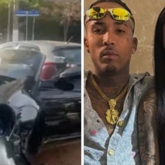 Bia Miranda e Gato Preto abandonam local de acidente após colisão em SP; veja o vídeo