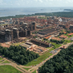 Planta da Alunorte, maior refinaria de alumina do mundo fora da China, localizada no município de Barcarena. Foto Divulgação