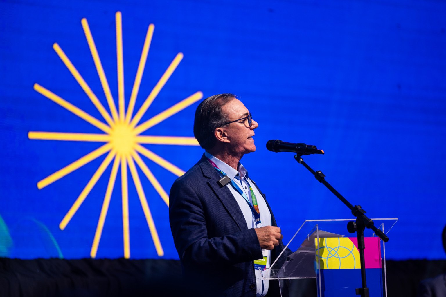 O Presidente nacional do Serviço de Apoio às Micro e Pequenas Empresas (SEBRAE), Décio Lima, participou da abertura do Startup Investment Summit, em Santa Catarina. GabrielHeusi_@greenfotografias