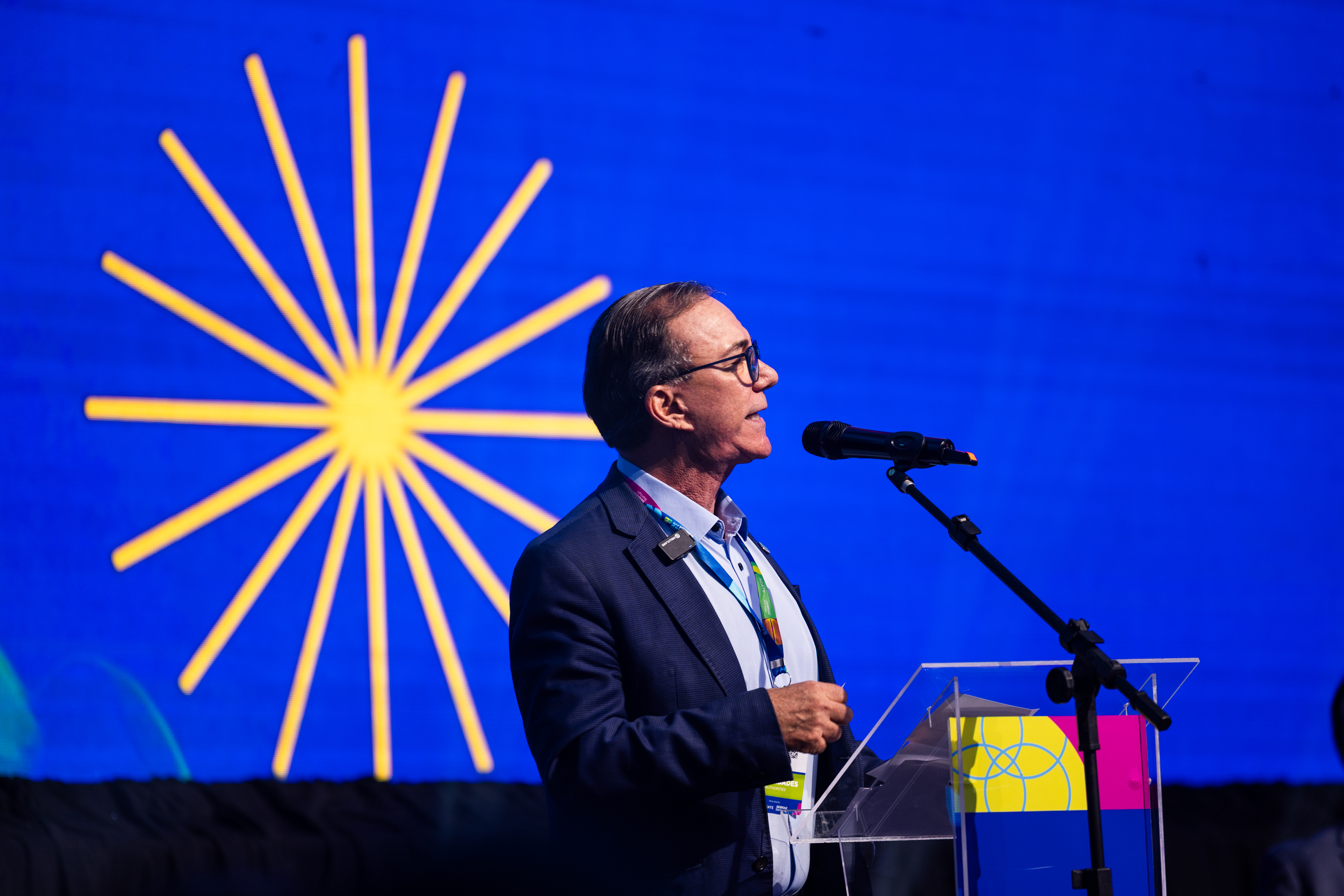 O Presidente nacional do Serviço de Apoio às Micro e Pequenas Empresas (SEBRAE), Décio Lima, participou da abertura do Startup Investment Summit, em Santa Catarina. GabrielHeusi_@greenfotografias