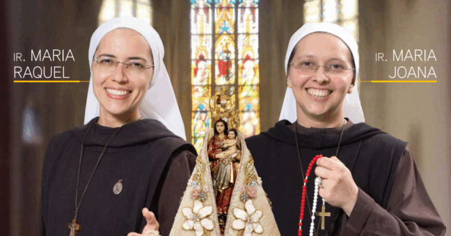 Condução do encontro ficará por conta das irmãs Maria Joana e Maria Raquel. Foto: Divulgação
