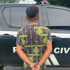 Jacó Gomes Pereira, de 35 anos, acusado de tentar matar sua ex-companheira, uma adolescente de apenas 15 anos, no município de Igarapé-Açu. Foto: Tiago Silva