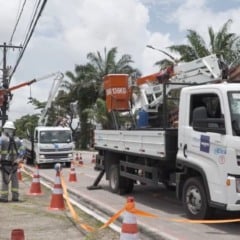 Ação do projeto “Rede Segura” visa ordenar a fiação, reduzir riscos e melhorar a paisagem urbana da capital paraense