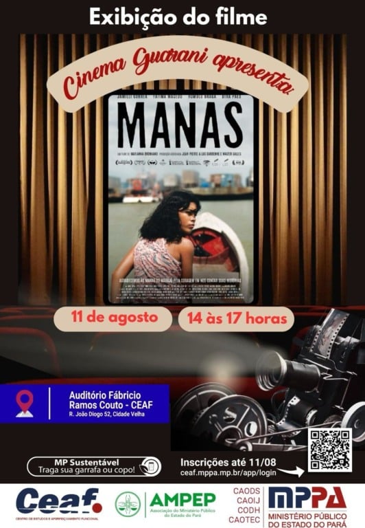CEAF e AMPEP retomam Cine Guarani com exibição de filmes sobre Direitos Humanos