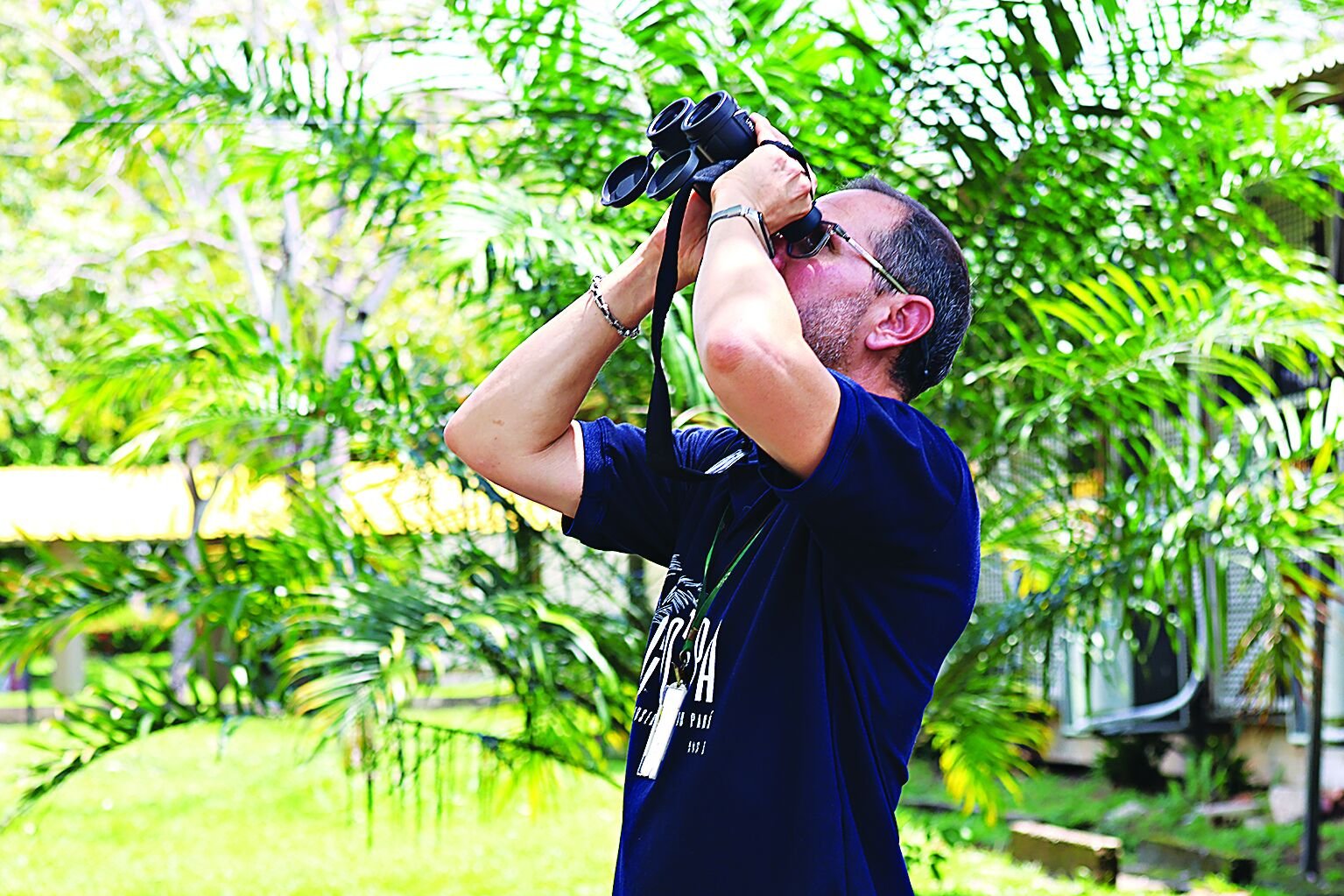 Para esses passarinheiros, é importante vê-los em seus habitats naturais Registro inédito da Garça-da-Mata, feita pelo clube. Abaixo, Gustavo Melo, presidente do Coapa