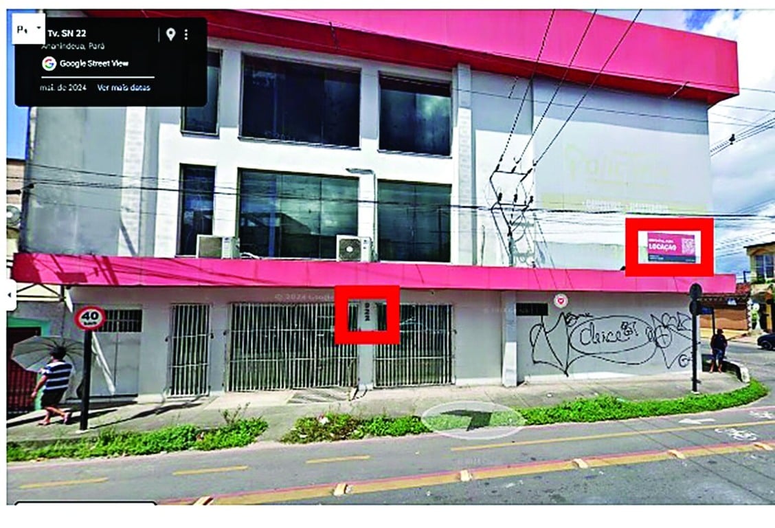 Imóvel onde funcionaria a Vision Master, vencedora da licitação, está disponível para locação. Endereço é o mesmo registrado, na Receita Federal, pela Salud Clínica Médica Ltda, que tem como sócia a esposa do prefeito Daniel Fotos: Divulgação


