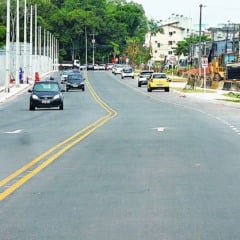 A Rua da Marinha passa por obras que vão ajudar durante e depois da conferência climática