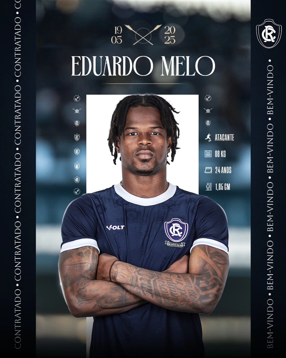 O atacante Eduardo Melo é o mais novo reforço do Clube do Remo para a disputa do Campeonato Brasileiro da Série B.