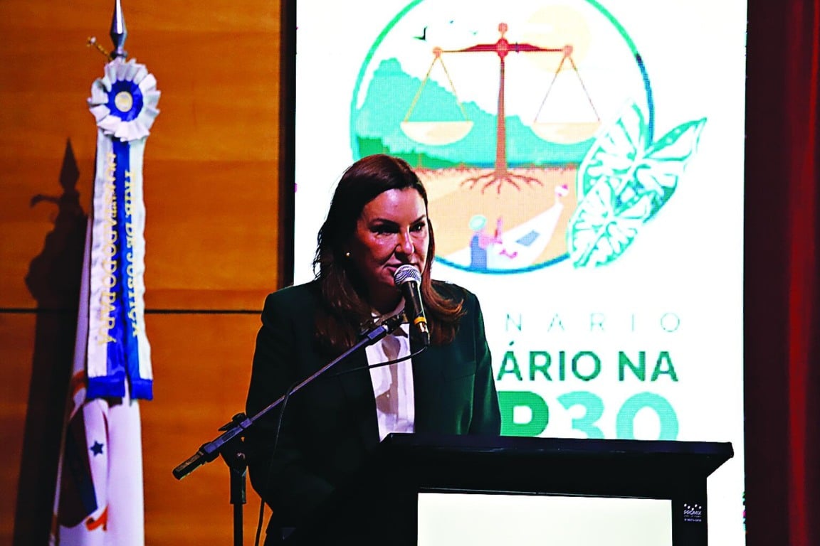 A vice-governadora Hana Ghassan explicou que o desenvolvimento sustentável é uma necessidade para a população paraense e também para o futuro do mundo.