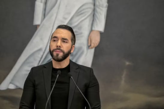 O presidente de El Salvador, Nayib Bukele — Foto: Juan Carlos/Bloomberg 