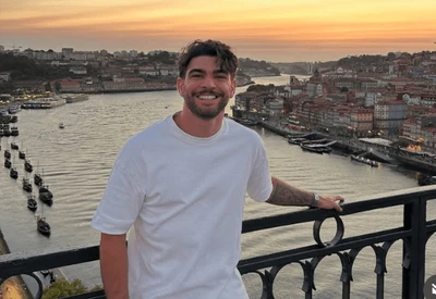 Lucca Cambraia Braga Ferreira, 27, passava férias na ilha. Foto: Reprodução