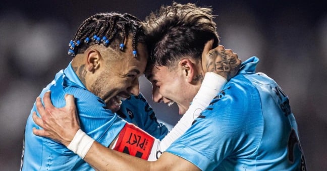 Os santistas deram uma forra para a sua torcida - Foto: Santos / X