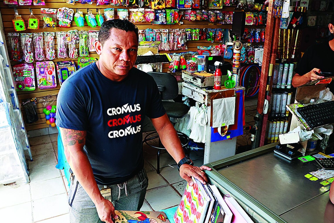 O gerente Rosivaldo Guimarães prevê crescimento de até 50% no faturamento nos próximos meses.
