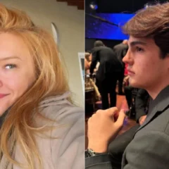 Rodrigo Silva, de 17 anos, é visto com Daia de Paula, ex-bailarina do Faustão