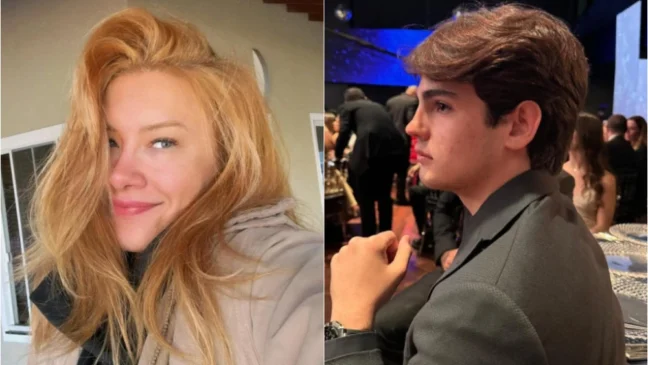 Rodrigo Silva, de 17 anos, é visto com Daia de Paula, ex-bailarina do Faustão