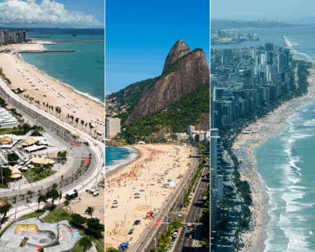  Fortaleza ,Rio de Janeiro e Recife. (Créditos: iStock)