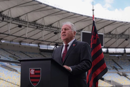 A campanha, que celebra a grandeza e a paixão da marca Flamengo, foi revelada em um pronunciamento especial de Zico, direto do Maracanã