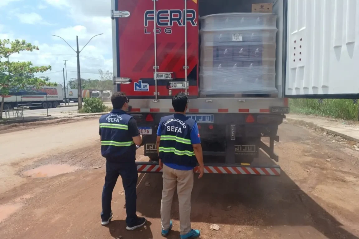 A mercadoria, avaliada em mais de R$ 100 mil, apresentava nota fiscal irregular