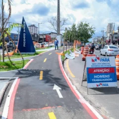 Bloqueios entre Humaitá e Mauriti fazem parte das obras de requalificação para a COP30, previstas para novembro em Belém