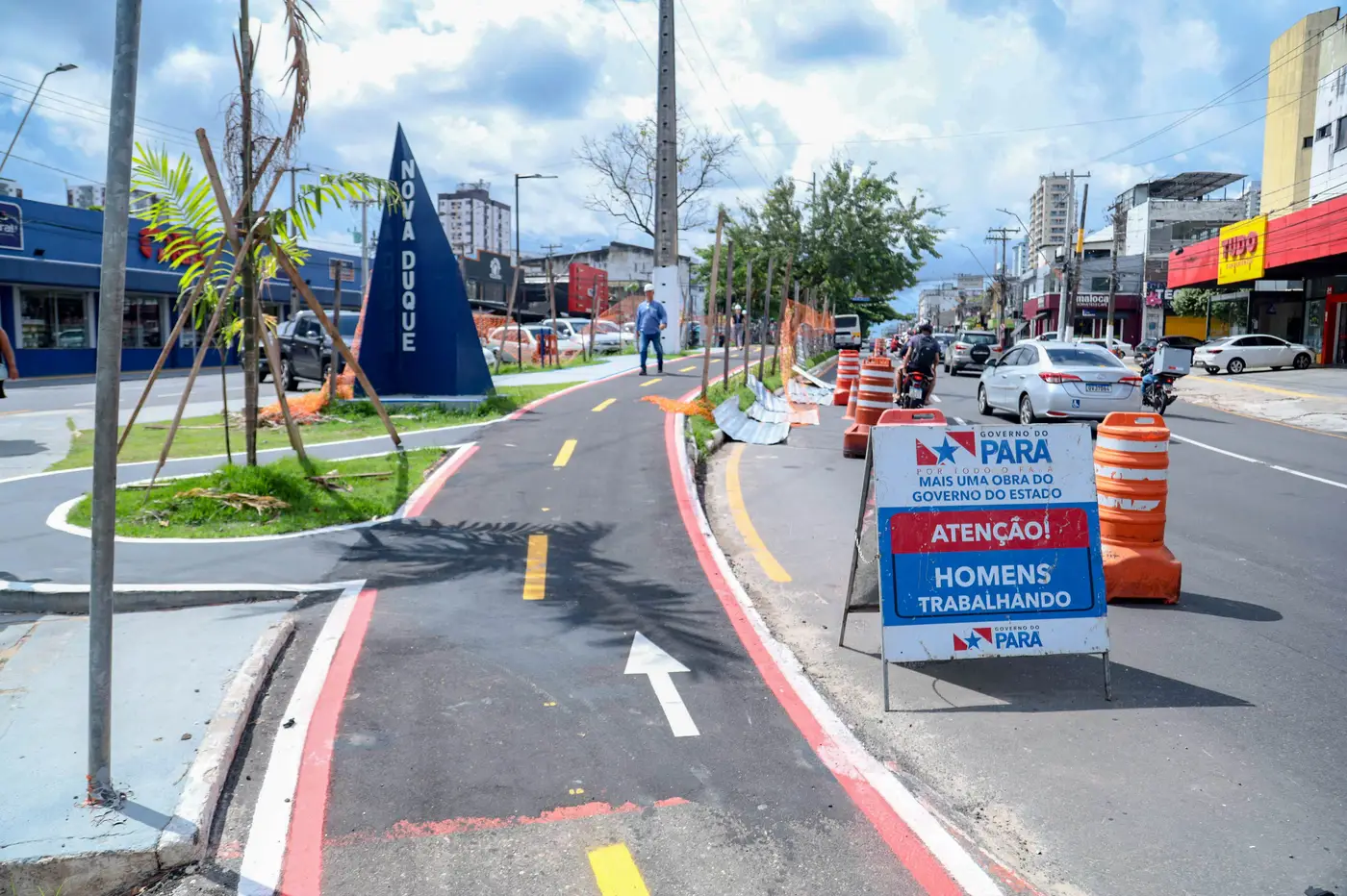 Bloqueios entre Humaitá e Mauriti fazem parte das obras de requalificação para a COP30, previstas para novembro em Belém