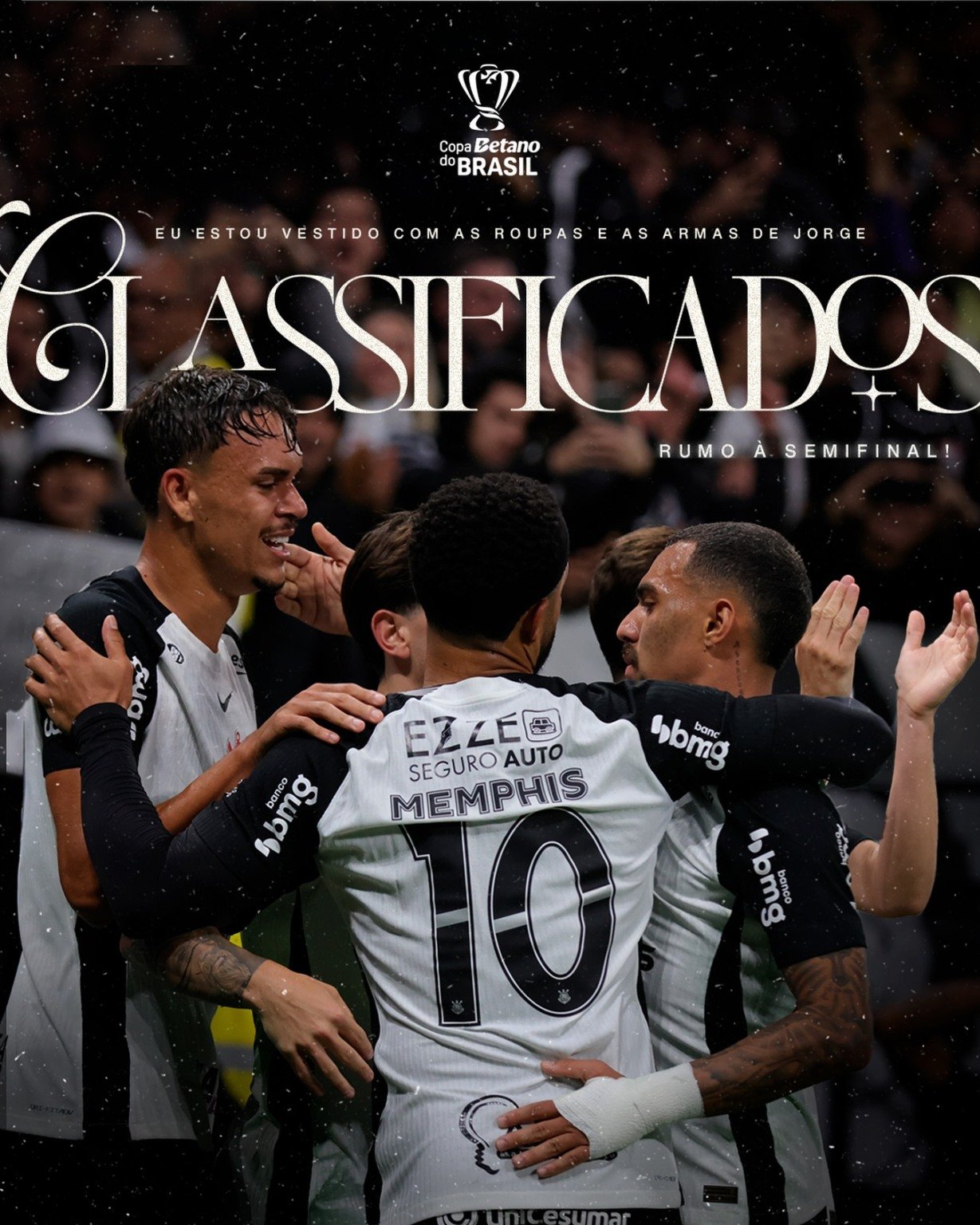 O Corinthians venceu o Athletico-PR na noite desta quarta-feira (10) por 2 a 0 na Neo Química Arena, em São Paulo, e se classificou pela quarta vez seguida para as semifinais da Copa do Brasil.