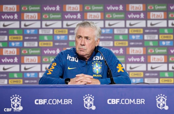 Coletiva Carlo Ancelotti FOTO: @rafaelribeirorio / CBF