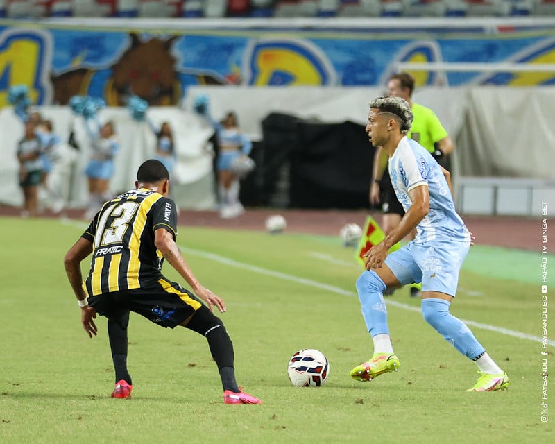 O Papão tenta se recuperar após a derrota para o Volta Redonda. Foto: Jorge Luís Totti/Paysandu