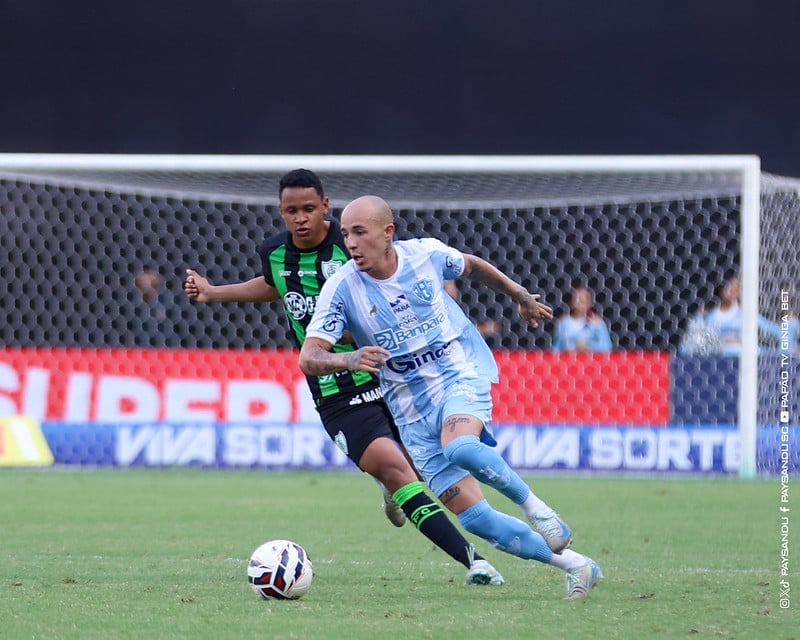 Paysandu empata com América-MG e segue afundado na zona de rebaixamento