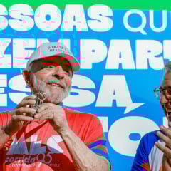 Presidente da República, Luiz Inácio Lula da Silva, durante a participação na Corrida e Caminhada MEC 95 anos, na Esplanada dos Ministérios. Brasília - DF. Foto: Ricardo Stuckert / PR