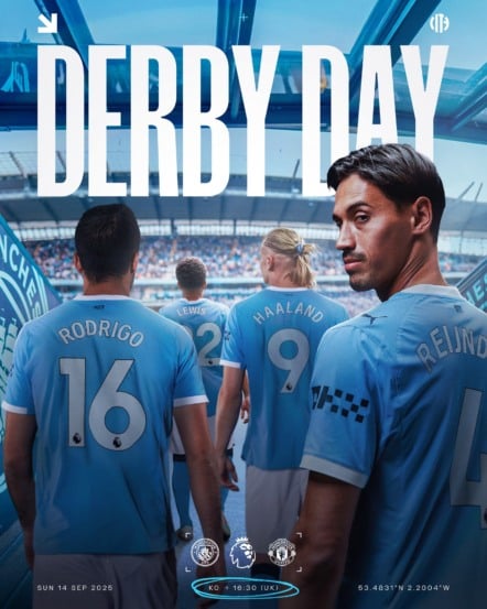 Manchester City e Manchester United se enfrentam neste domingo (14) em um dos jogos mais aguardados da 4ª rodada da Premier League 2025/26