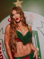 Virginia Fonseca foi coroada oficialmente neste sábado (20) como a nova rainha de bateria da Grande Rio, escola de samba de Duque de Caxias, na Grande Rio de Janeiro. Ela fará sua estreia no carnaval em 2026.