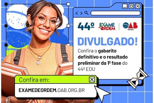 Prova objetiva do 44º Exame de Ordem tem resultado preliminar divulgado